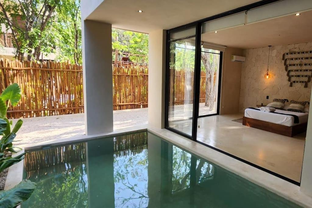 Apartment With Private Pool Tulum Chemuyil Kültér fotó