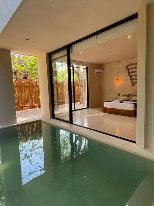 Apartment With Private Pool Tulum Chemuyil Kültér fotó