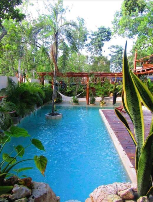 Apartment With Private Pool Tulum Chemuyil Kültér fotó